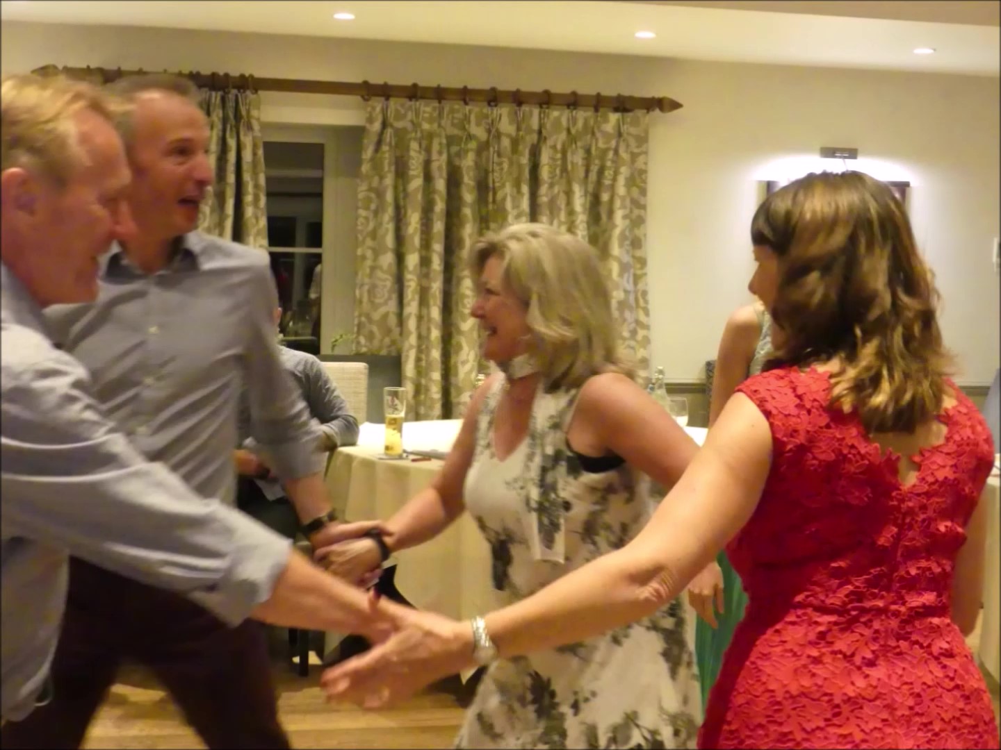 Dancing at the Coniston Hotel, near Skiption, July 2019